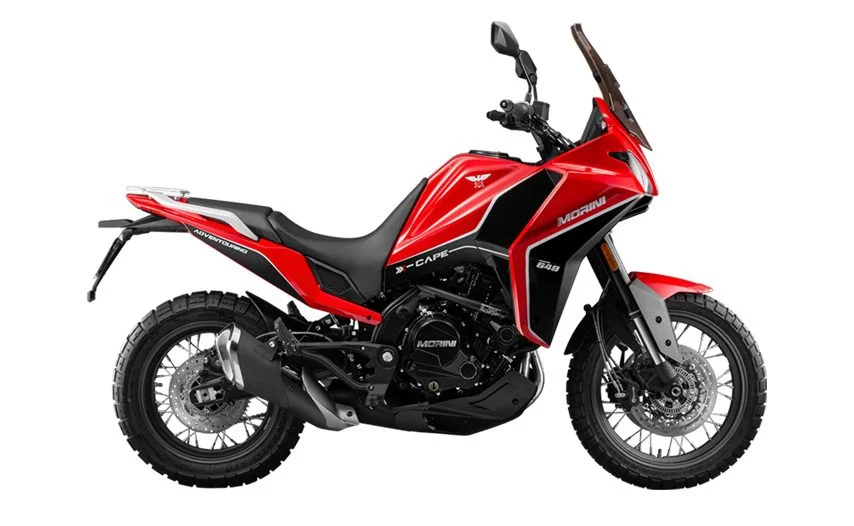 Moto Morini X-CAPE 650 Italian-Style Motorcycle with 649cc Liquid-Cooled Engine and 7β Color TFT Display