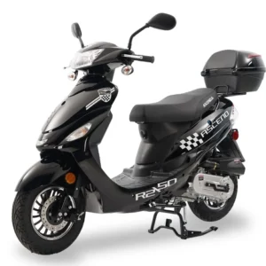 Ice Bear Ascend R2 (PMZ50-4) 50cc Scooter, Fully Automatic, LED Lights, USB Port, Stainless Steel Hardware