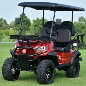 Vitacci E BOLT Electric Golf Cart, Chrome Wheels, 48V 150Ah Battery, Premium Luxury Cushions