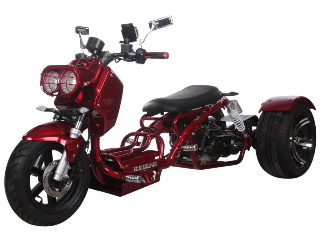 Ice Bear Maddog (PST50-19N) 50cc Trike, Automatic, 4-Stroke Air-Cooled Engine, 22β Seat Height - Image 4