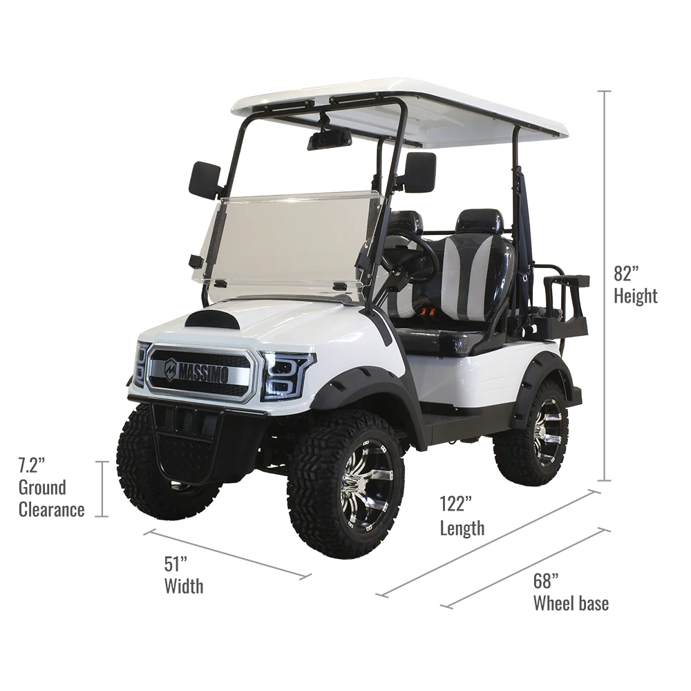 Massimo GMF2X 48V Electric Golf Kart - Image 2